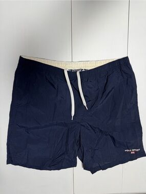Polo Sport vintage Men's Navy Swim Trunks
